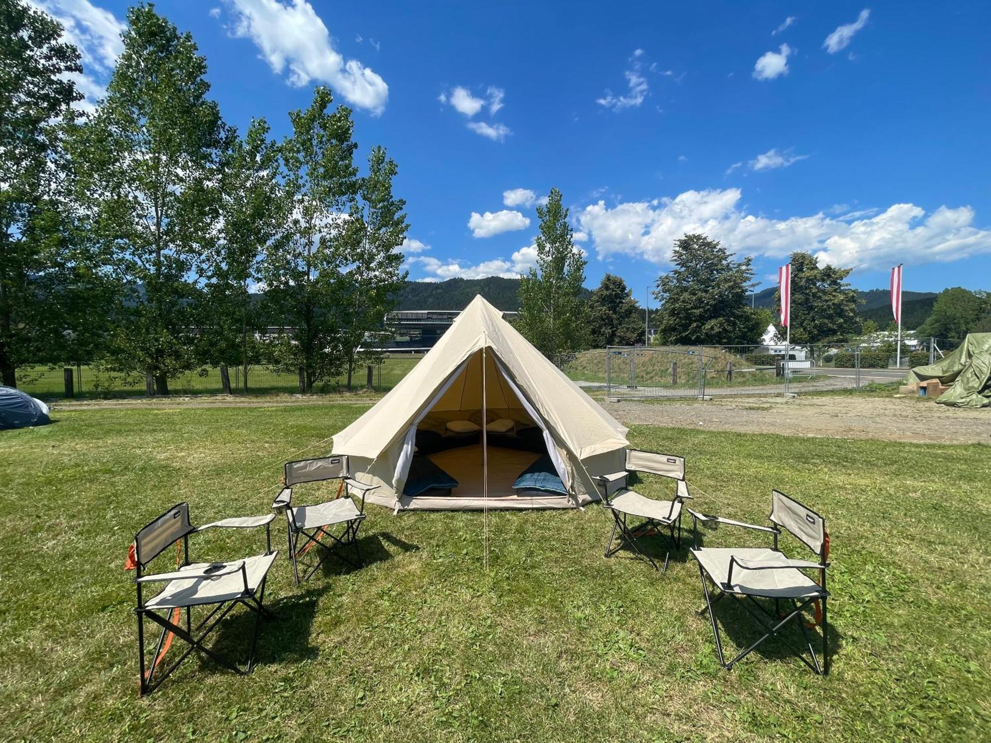 Grandprixcamp, Closest To The Red Bull Ring, Up To 4 Guests In A Tent Spielberg Bei Knittelfeld Экстерьер фото